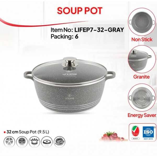 قابلمه گرانیتی لایف اسمایل مدل LIFEP7-32