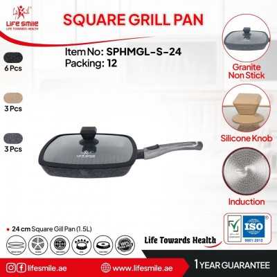 تابه گریل 24 نربع گرانیت...