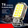 نور و روشنایی|چراغ شارژی LED آهنربایی W599A